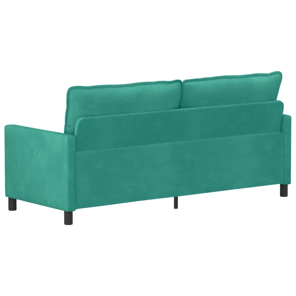 Divano Turchese 196 x 81 x 87,5 cm Velluto