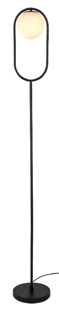 Lampada da terra Ghita nero/bianco E27 20W Rabalux