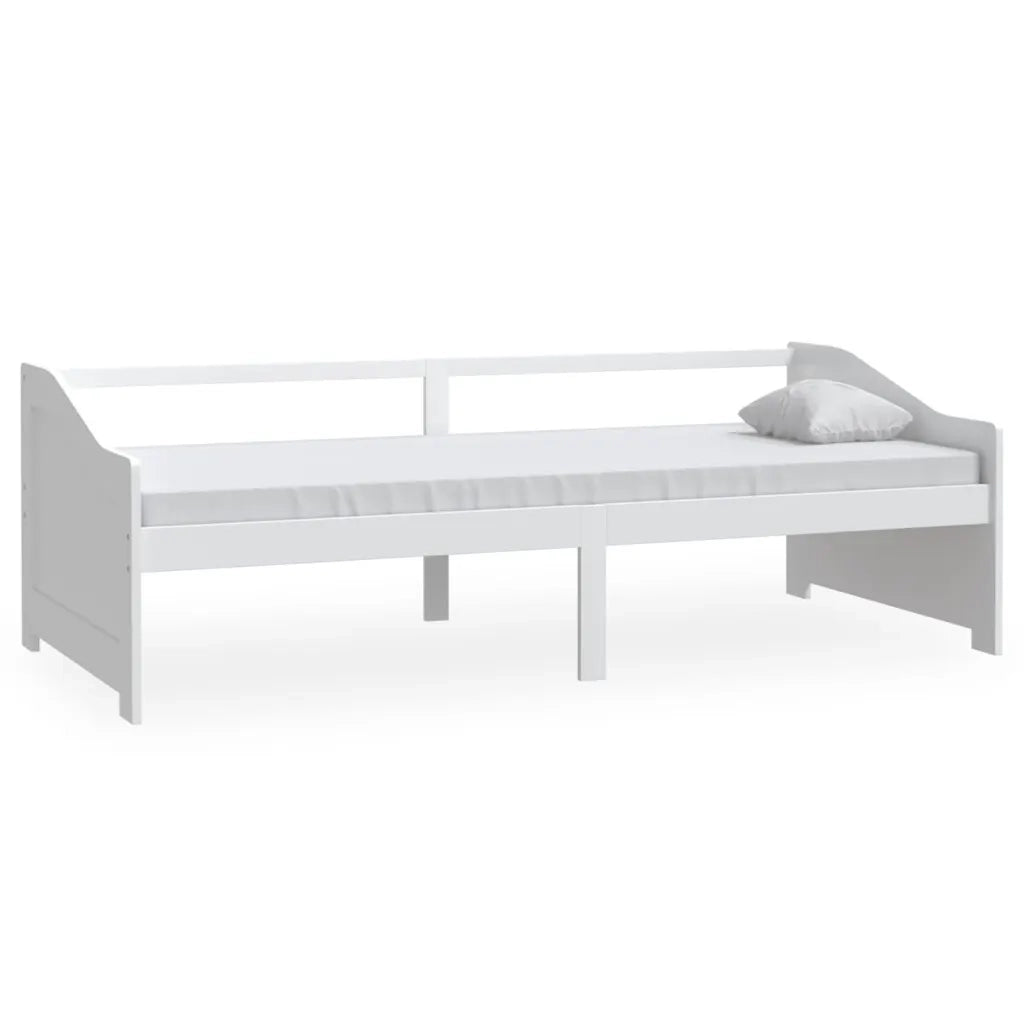 Divano letto | Sof¨¤ letto | Letto singolo a 3 Posti Bianco Legno Massello di Pino 90x200cm