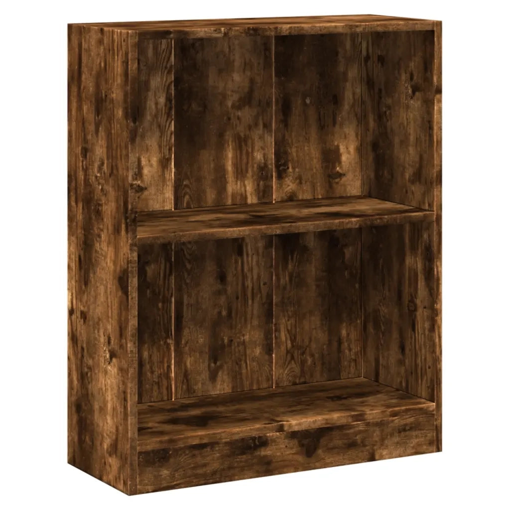 Libreria Rovere Fumo 60x24x76 cm in Legno Multistrato 815084
