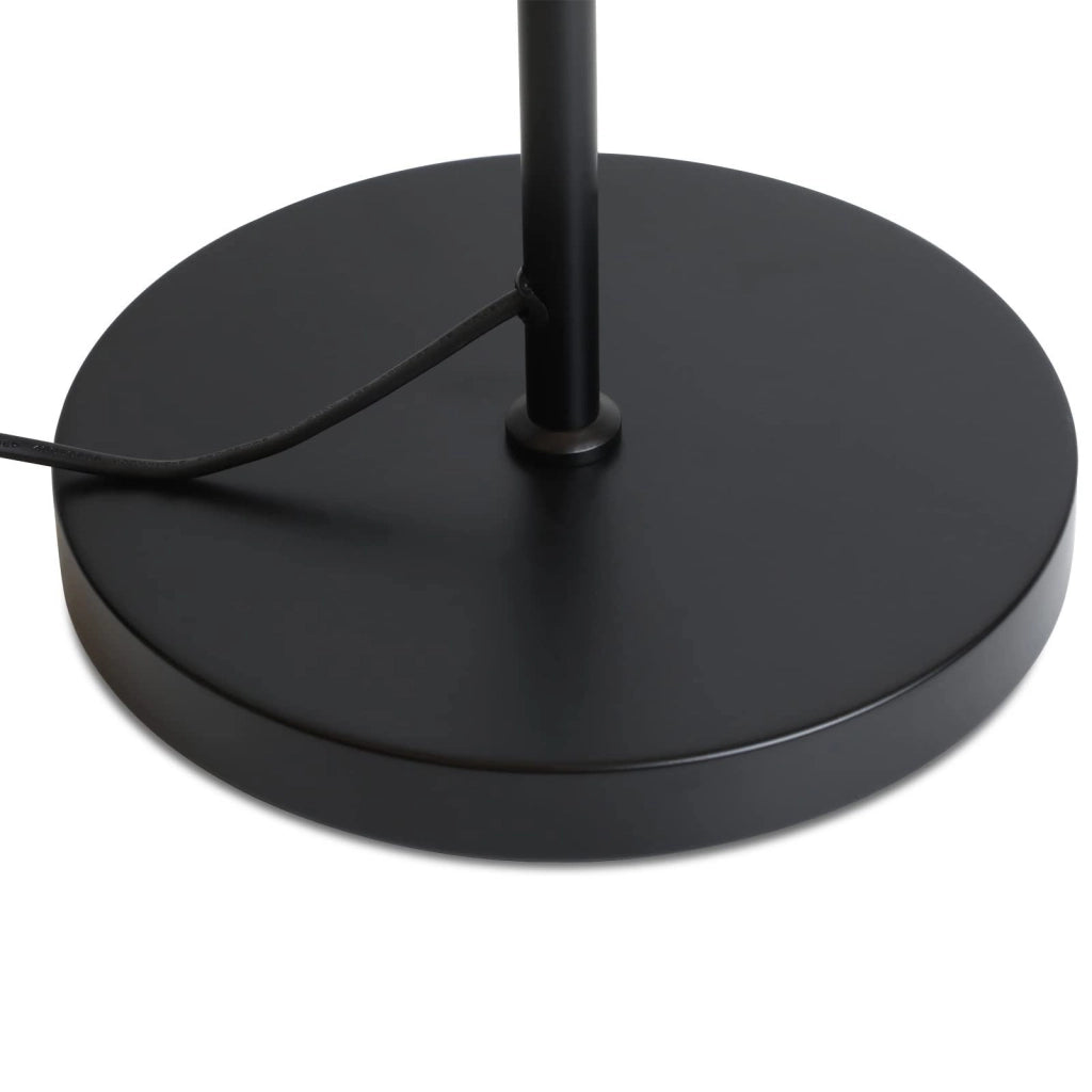 ZMH Lampada da terra nera vintage metallo industriale 157cm con interruttore pedale