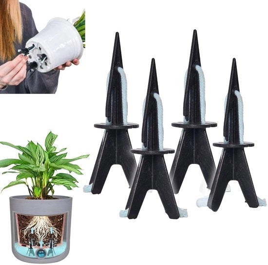 10 Pacchi di Bocce Autoacquicenti – Sistema di Irrigazione Automatico per Piante – Per Interno ed Esterno – Sistema di Dispensazione di Acqua per Piante da Soggiorno – Sistema di Irrigazione Automatico per Piante da Soggiorno