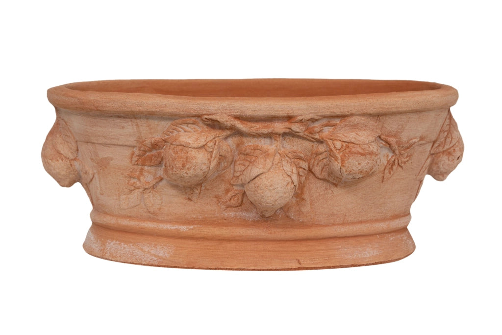 Biscottini Ciotola in Terracotta 100% Made in Italy interamente Lavorata a Mano Vaso