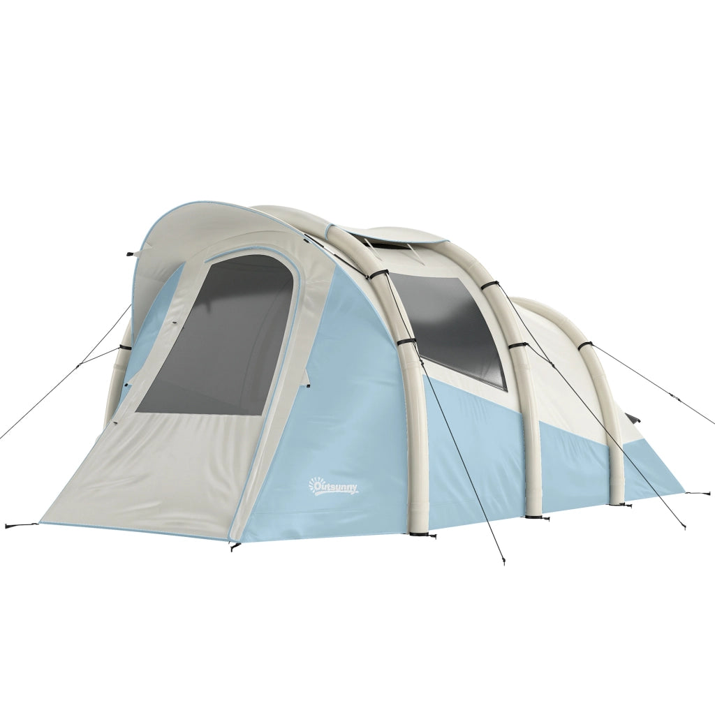 Tenda Inflabile 2-3 Persone ¨C zephmum ¨C Impermeabile 3000 mm Azzurro