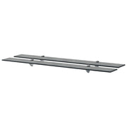 Mensole Galleggianti 2 pz in Vetro 100x10 cm 8 mm cod mxl 33468
