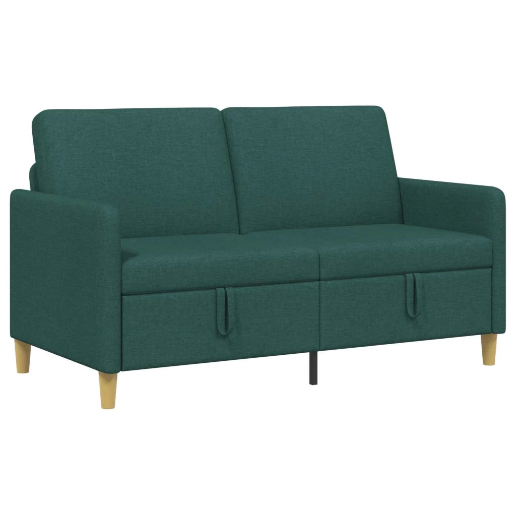 Divano con Storage Verde Scuro 152 x 78 x 87 cm Poliestere 42036924