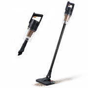 Scopa Elettrica 2 in 1 Aspirapolvere Salvaspazio Silenzioso con Serbatoio 500ml