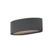 LUNARIS Applique LED Biemissione 17,5W 3000K IP54 CRI90, Struttura in Metallo Titanio, Dimmerabile a Taglio di Fase - Rossini Group