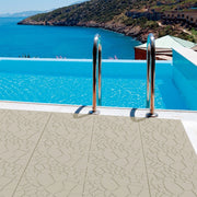 Piastrelle da Pavimento Interlocking per Patio ¨C MINIMAL ¨C Beige, 44 pcs, 30x30 cm