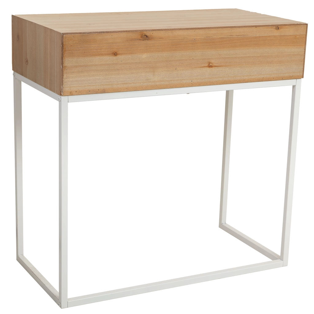 Mobile da ingresso in legno marrone 80x42x79