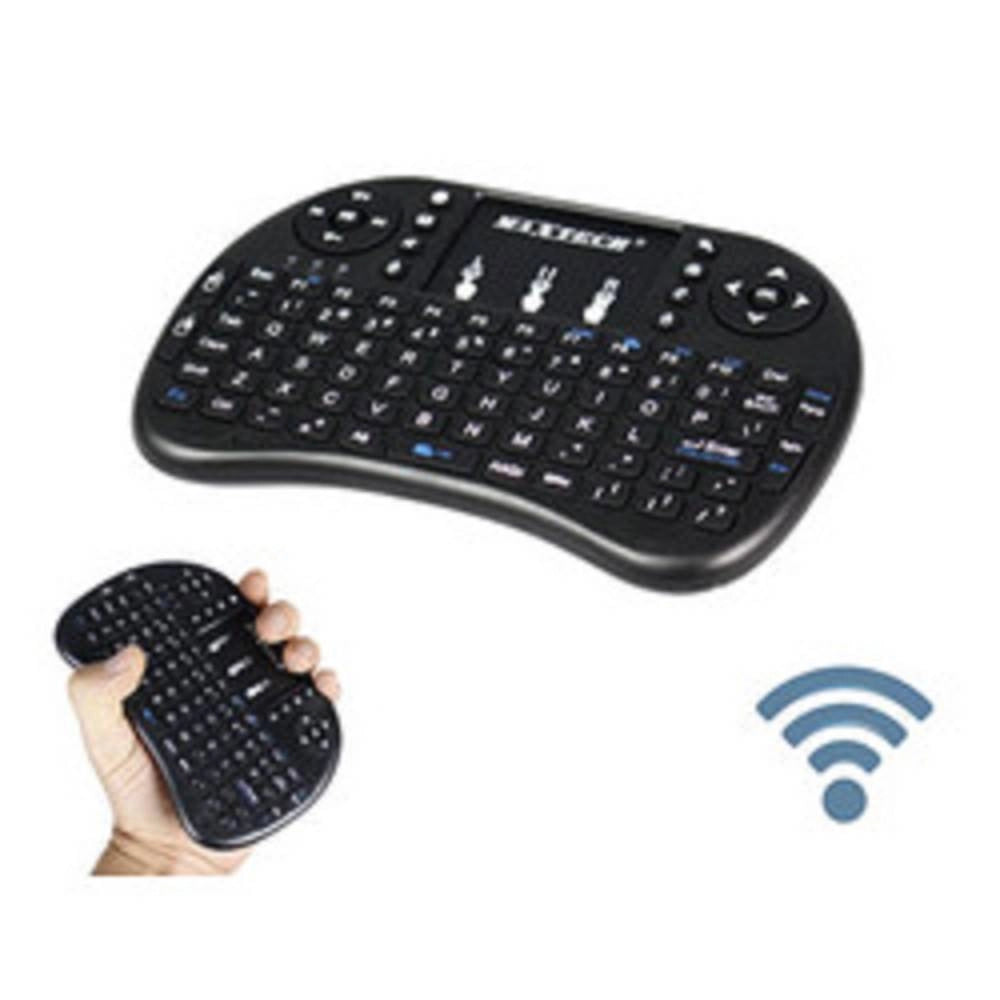 Trade Shop - Mini Tastiera Wirelesss Wifi Ek-100m Per Smart Tv Box Playstation Xbox Pc Laptop -