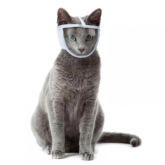 Muilkorf per Gatti - Protezione Respiratoria - Dispositivo di Sicurezza per Gatti - Design Comodo - Accessorio per la Curatela dei Gatti