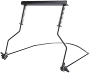 Supporto per armonica flessibile - Manubrio metallico - Progettazione robusta - Morsetto antislip - Acciaio inossidabile ecologico - Comfortevole forma a passo - Supporto per armonica
