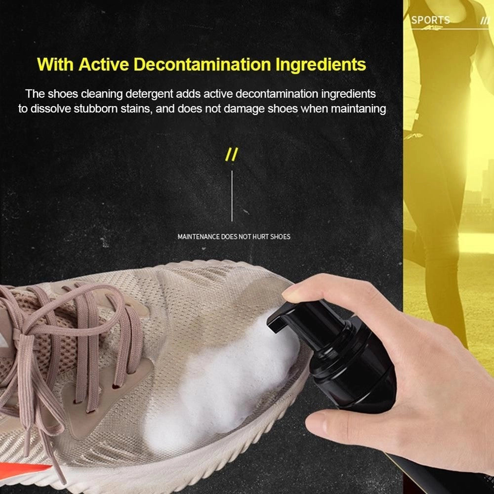 Trade Shop - Schiuma Detergente Per La Pulizia Di Scarpe Sneaker Cleaning Senza Risciacquo -