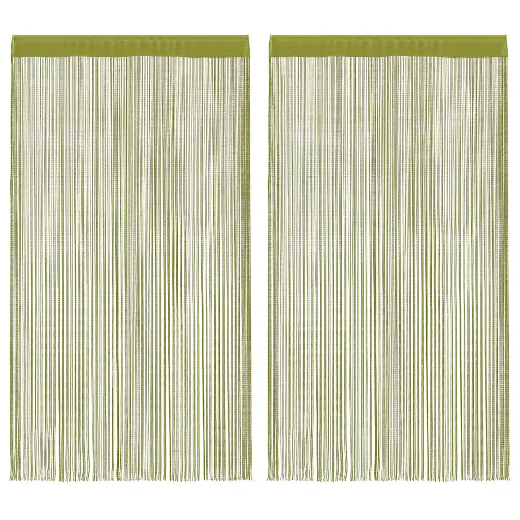 2 Pz Tende a Fili 140x250 cm Verdi cod mxl 75662