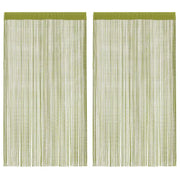 2 Pz Tende a Fili 140x250 cm Verdi cod mxl 75662