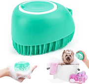 Spazzola per cani - spazzola per cani morbida - sapone per cani con dispenser di sapone - spazzola per doccia - spazzola per bagno in silicone - spazzola morbida per cani e gatti