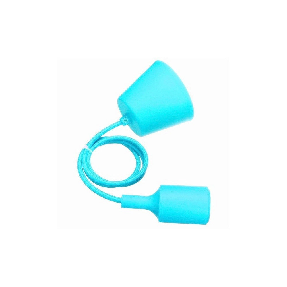 Trade Shop - Pendente A Soffitto Lampadario Lampada Moderno Cavo In Tessuto 1m Colore -