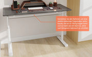 Scrivania Regolabile per Studio e Ufficio ¨C Minimal ¨C 90x50x cm Design Compatto Multiuso