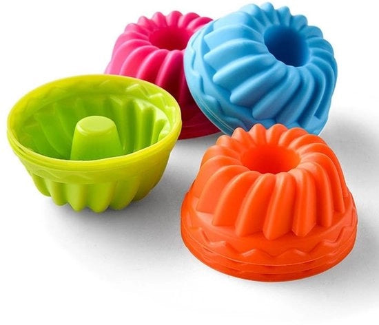 12 Pezzi di Mini Forme per Dolci in Silicone a Firma a Tulband