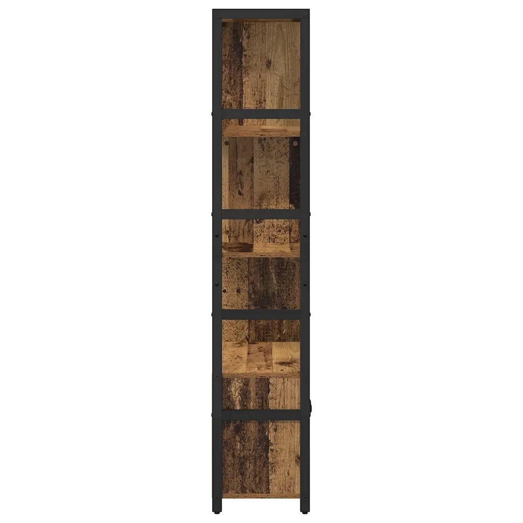 vidaXL Libreria Legno vecchio 80 x 30 x 155.5 cm Legno multistrato