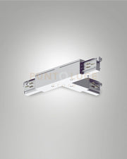GIUNTO A  "T" POLO ESTERNO SINISTRA/TERRA INTERNO DESTRO PER SISTEMA BINARIO TRACK BIANCO