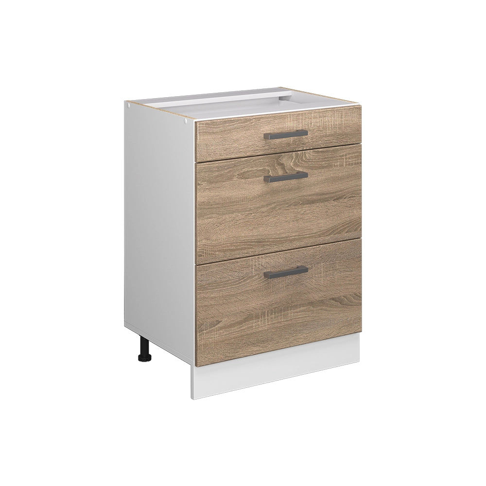 Vicco Frontale cucina Sonoma 59.6 x 70.4 cm frontale del mobile per mobile base con cassetti