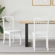 Sedie da pranzo 2 pcs Bianco 50 x 52,5 x 91 cm 42020453