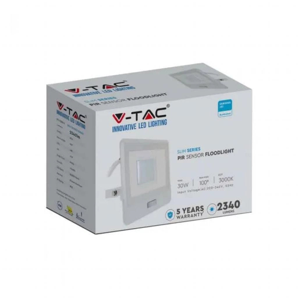 Fidiglio del sensore luminoso da 30 W con chip e cavo Samsung (1M) 6500k White Body