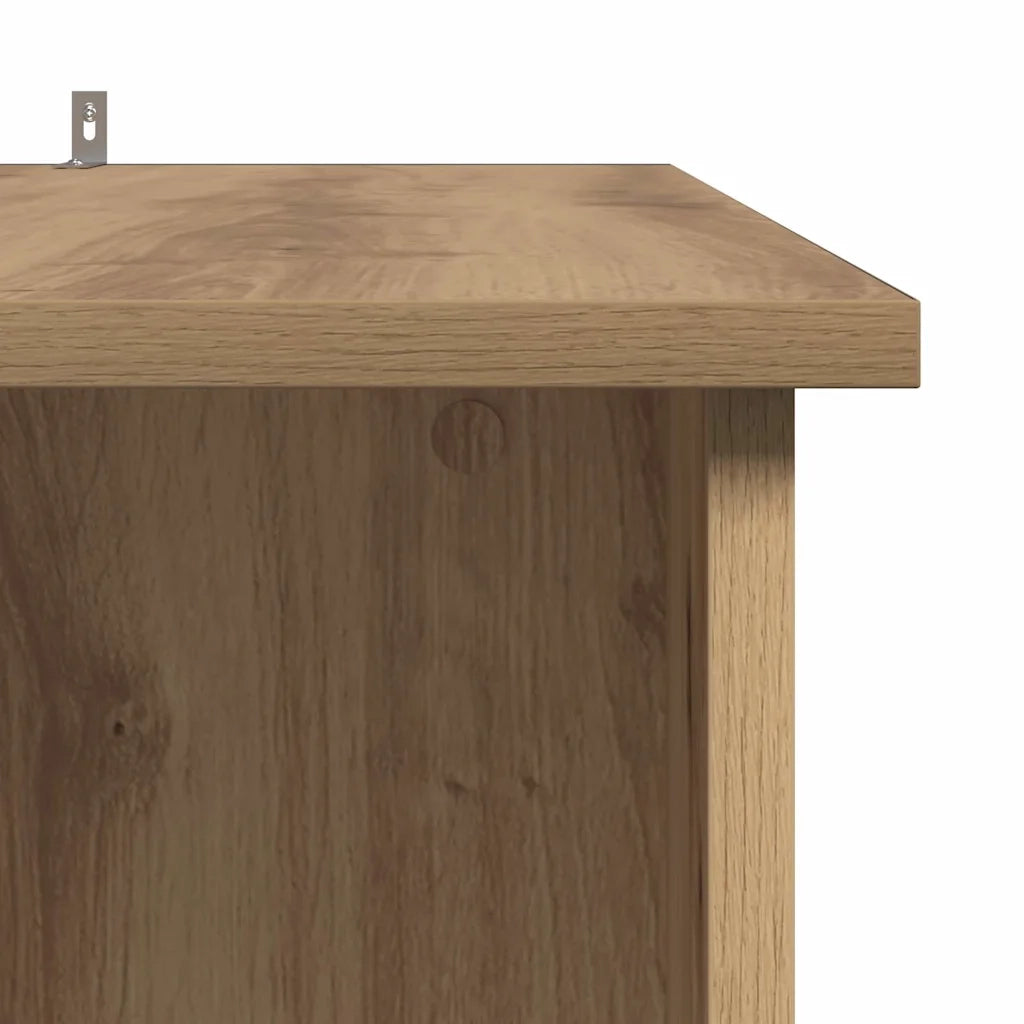 Tavolo Bar Ripiano Rovere Artigianale 102x50x103,5cm Truciolato