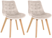2er Set Stьhle Brook Samt