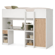 Laliso, Composizione Camera da Letto un Cassetto, 203x104x150h cm Bianco