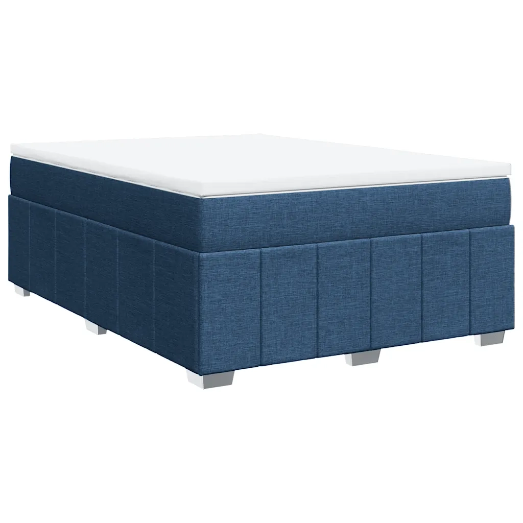 Giroletto a Molle con Materasso Blu 140x190 cm in Tessuto 3285476