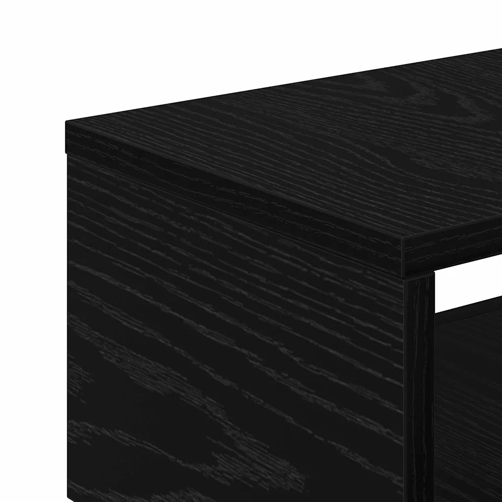 Set di mobili per il bagno Rovere Nero 33 x 23 x 65 cm 869062