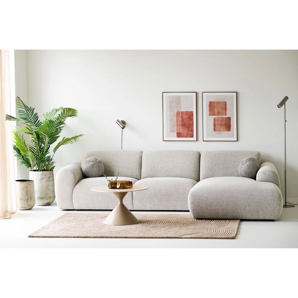 Tavolino Annecy, Beige, Ceramica, 70x70x41 cm