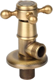 Fissatore Driehoek Klep 1/2G Vintage Goud Hardware Sanitario - Universale Antico Europeo