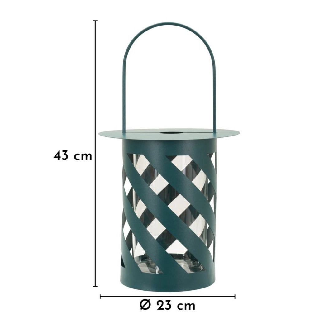 Lanterna VKH1134, Ottanio, Metallo, 23x23x43 cm