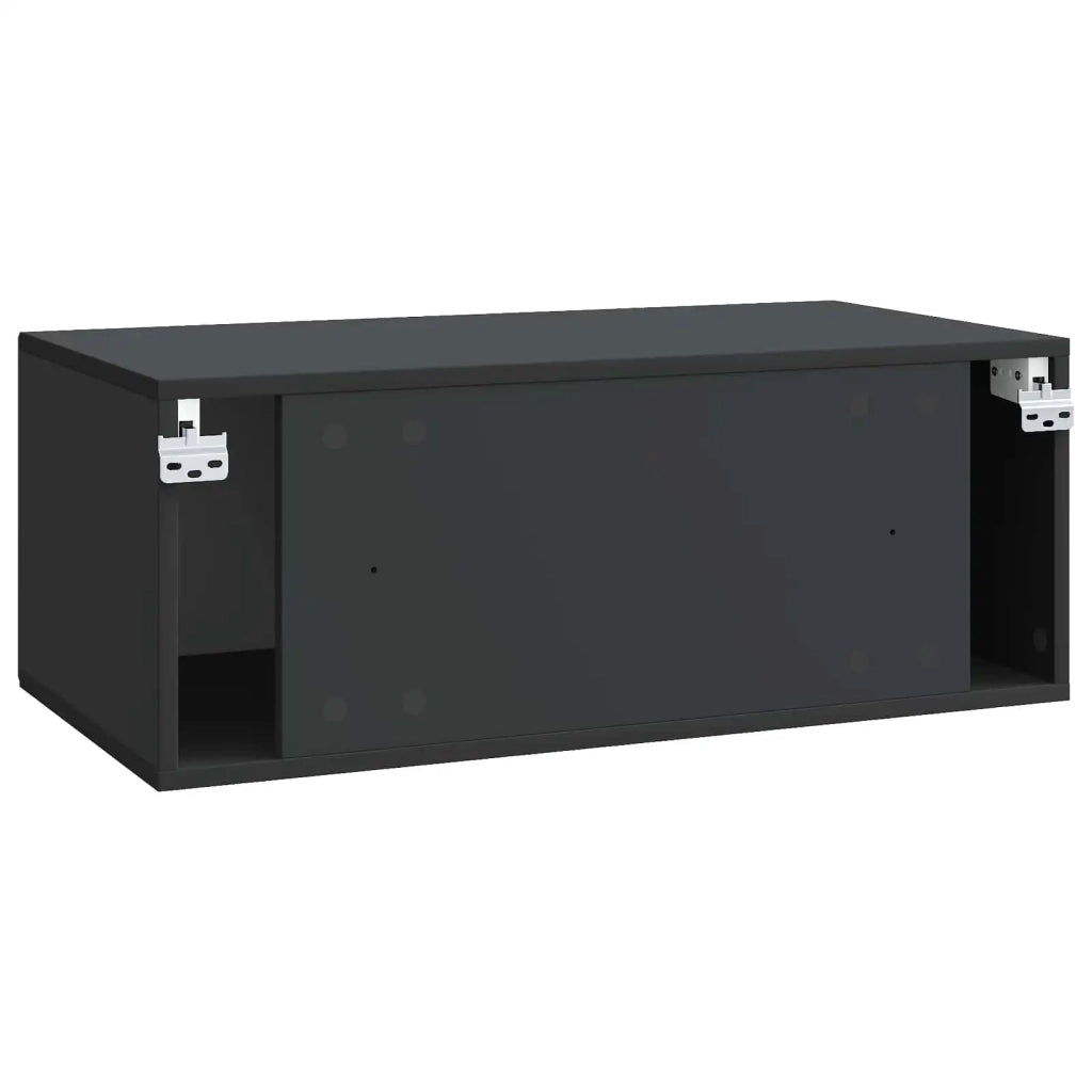 Mobile Porta TV da Muro Nero 78,5 x 41 x 30 cm 898686