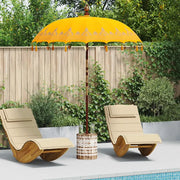 Parasol Balinese Giallo 180-190 cm Cotone, legno massello