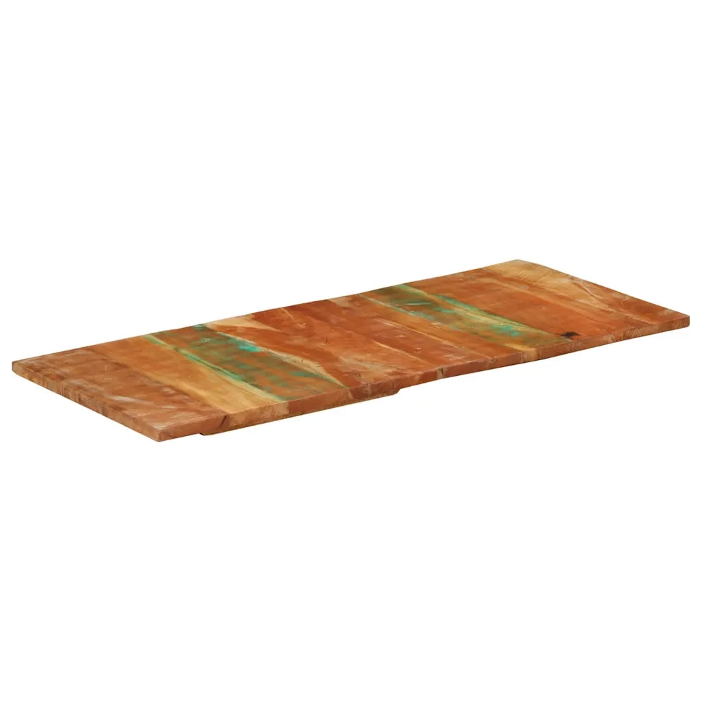 Piano Tavolo Rettangolare 60x140 cm 25-27 mm Legno di Recupero 286058
