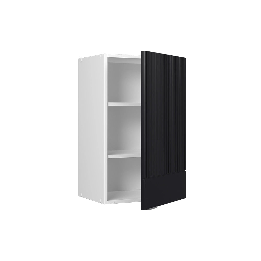Pensile da cucina Fame-Line Nero rigato/Bianco 45 cm Vicco