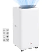 Condizionatore Portatile 1250W con 5 Modalità e Timer 24h, 35.5x35x70 cm, Bianco