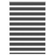 Tenda a Rullo Zebra Nero Larghezza Tessuto 100,9 cm Poliestere