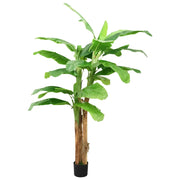 Albero di Banane Artificiale con Vaso-Piante Decorative 300 cm Verde