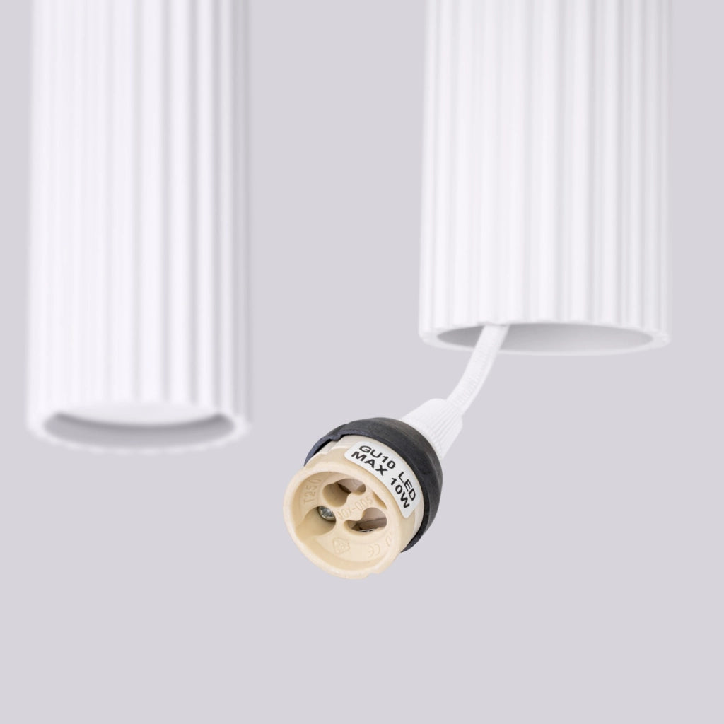 Lampada a sospensione KARBON 4L bianca