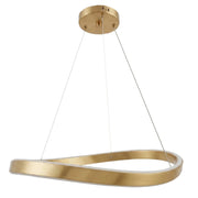 Lampada A Sospensione Da Soffitto Swe069-cp 80cm Brush Gold