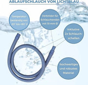 Set di tubi di scarico per lavatrici, lavastoviglie e asciugatrice - Kit completo di tubi di scarico 1,5m
