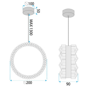 Lampada Led Lhj098-cp Gold