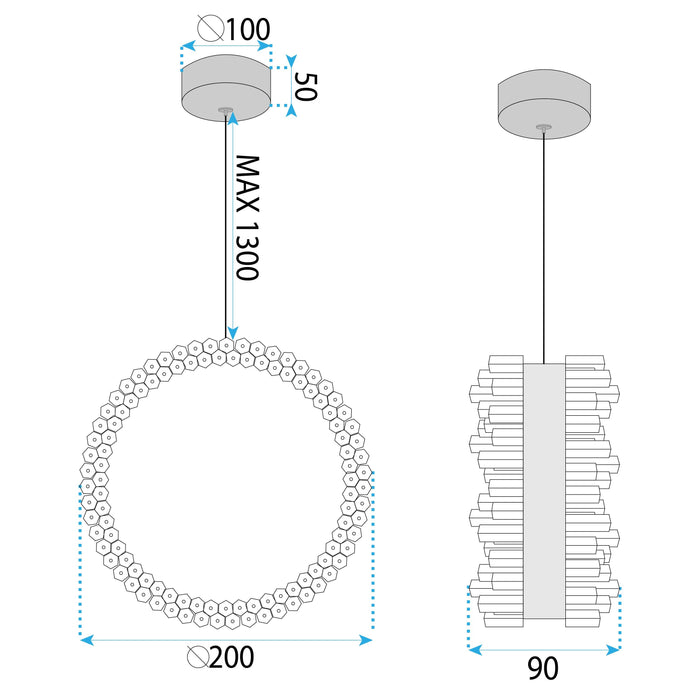 Lampada Led Lhj098-cp Gold
