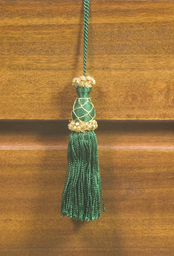 FIOCCO PER CHIAVI IMPERO CM.11 VERDE- 6,0 pz
